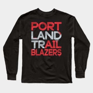 Portland Trailblazers Long Sleeve T-Shirt
